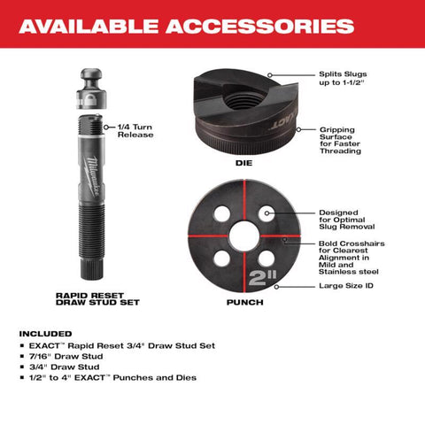Milwaukee Knckt Punch Set 22.9 18p