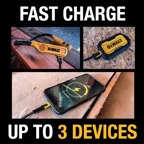 DeWalt 65W 3Port Wall Charger