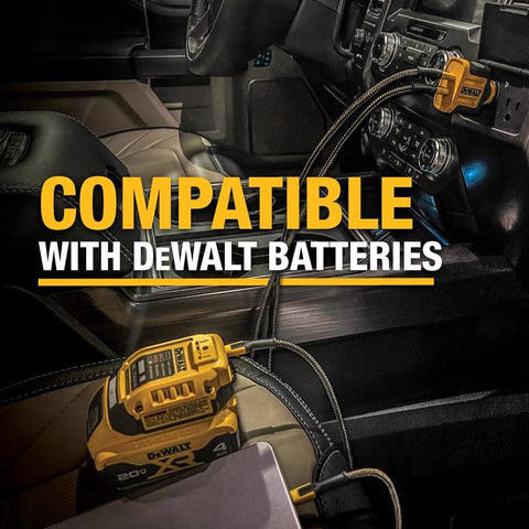 DeWalt Cable 6' Blk/Ylw C/C
