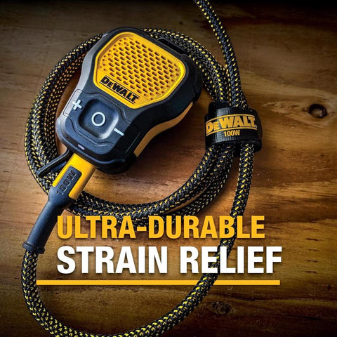 DeWalt Cable 6' Blk/Ylw C/C