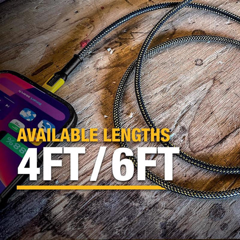 DeWalt Cable 6' Blk/Ylw C/C