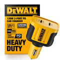 DeWalt 120W 2Port Car Charger