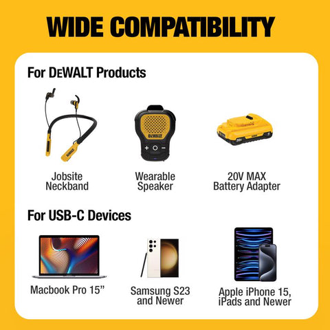 DeWalt 120W 2Port Car Charger