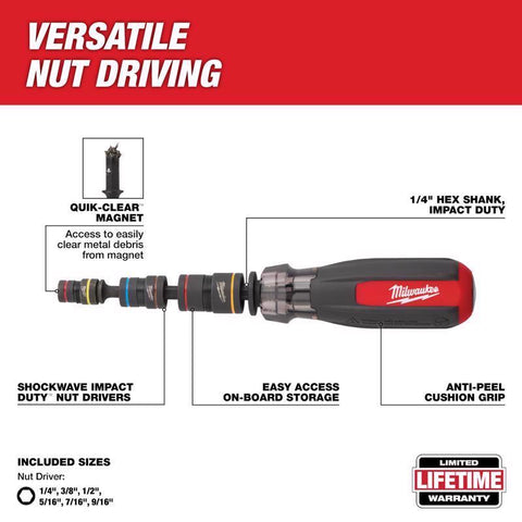 Milwaukee Flip Multi-Nut Driver