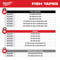 Milwaukee Fish Tape 50' Poly