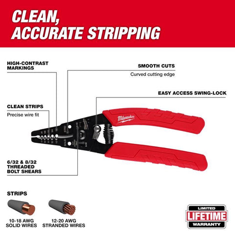 Milwaukee Wire Strip/cut 2.63" 20g