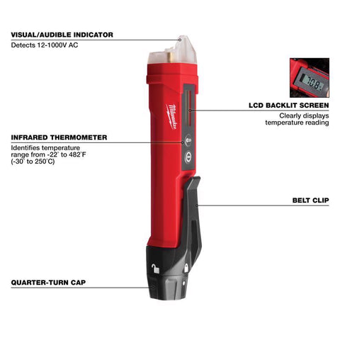 Milwaukee Volt Detector/Thermom