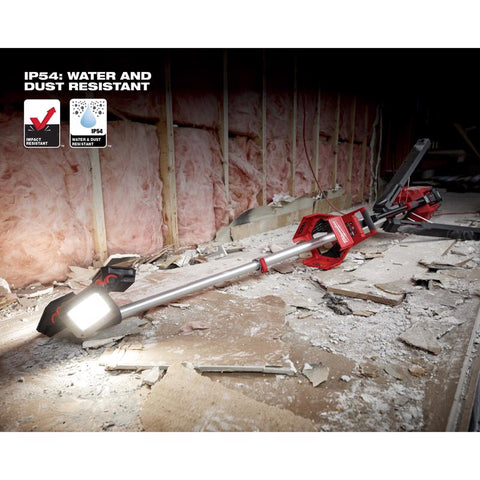 Milwaukee M18 ROCKET Tower Light/Charger, Black/Red