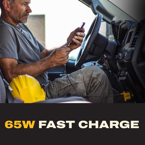 DeWalt 65W PD 3Port Car Charge