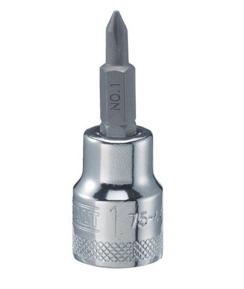 DeWalt Screwdriver Bit Socket, Bit #1, 3/8" Drive
