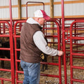 Tarter Steelmax Walk-Thru-6-Bar 1-3/4" Heavy-Duty Std Walk-Thru- 6' Red