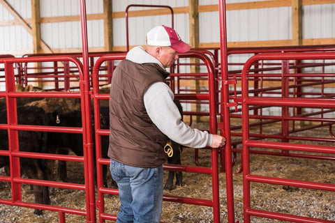Tarter Steelmax 6-Bar Heavy-Duty Walk-Thru, Red