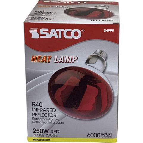 Heat Lamp Bulb 250 Watt Red