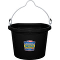 Fortiflex Flat Back Bucket, 8 qt, Black