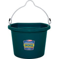 Fortiflex Flat Back Bucket, 8 Quart, Hunter Green