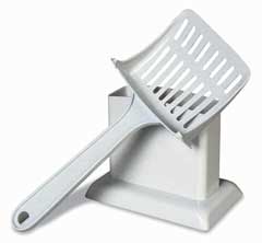 Handy Stand Litter Scoop 3.8 IN White