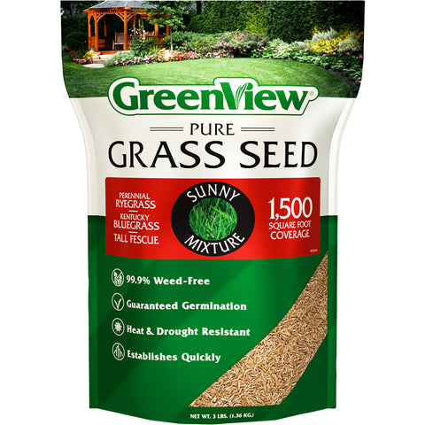 Greenview Pure Grass Seed Sunny Mixture 3 LB