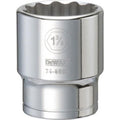 DeWalt SAE 12 Point Socket, 3/4" Drive, 1-3/8"