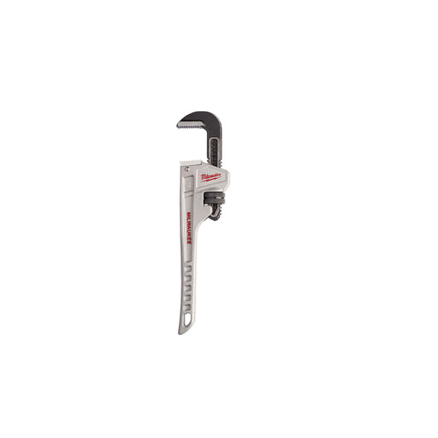 Milwaukee Pipe Wrench, 10", Aluminum