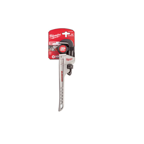 Milwaukee Pipe Wrench, 10", Aluminum