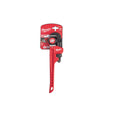 Milwaukee Pipe Wrench, 10", Black/Red