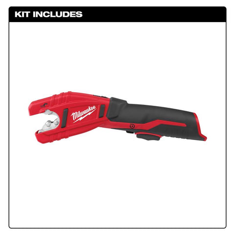 Milwaukee Copper Tubing Cutter, Black/Red, 14 Inch