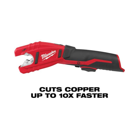 Milwaukee Copper Tubing Cutter, Black/Red, 14 Inch