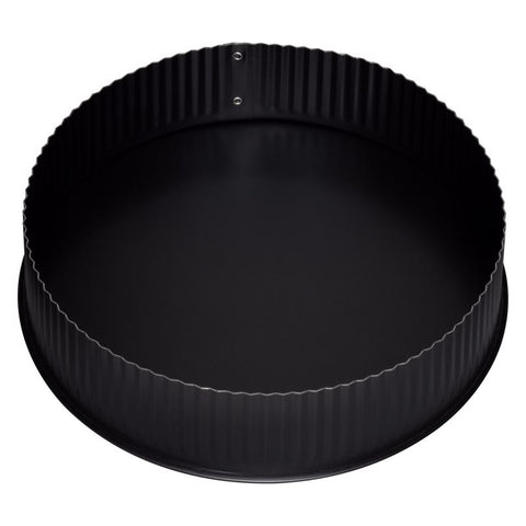 8" Blk Crimp Tee Cap