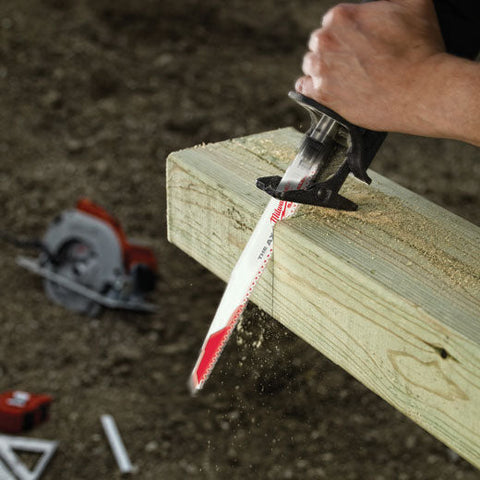 Milwaukee 5-TPI Wood Cutting Sawzall Blade, 12", Bi-Metal