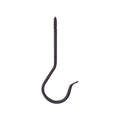 Panacea Threaded "J" Hook, 6"