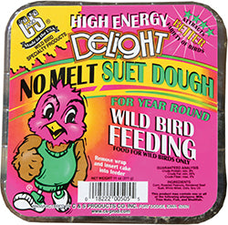 C&s Delight No Melt Suet Dough 11 OZ High Energy