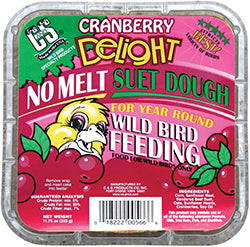C&s Delight No Melt Suet Dough 11.75 OZ Cranberry