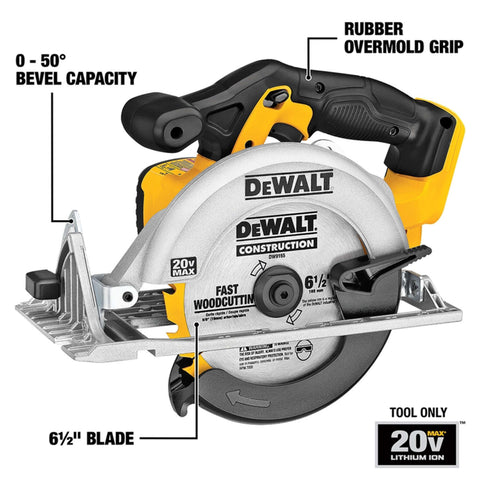DeWalt 20v 6-1/2" Circular Saw