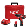 Milwaukee M12 Drill Driver Kit, 12 Volt