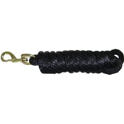 Hamilton Poly Lead with Bolt Snap, 10 ft, Black