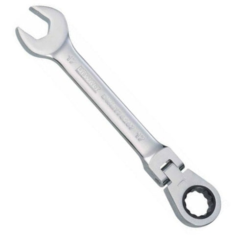 DeWalt Metric Flex Head Combination Ratchet Wrench, 17 mm