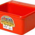 Little Giant Plastic Hook-Over Mini Feeder, 6 qt, Red