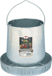 Little Giant Hanging Poultry Feeder W/pan Galv 12 LB