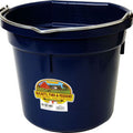 Little Giant DuraFlex Plastic Flat Back Bucket, 20 Qt, Navy