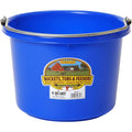 Little Giant DuraFlex Plastic Bucket, 8 qt, Blue