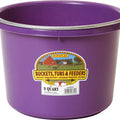 Little Giant DuraFlex Plastic Bucket, 8 qt, Purple