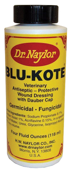 Blu Kote Antiseptic W/dauber Cap 4 OZ