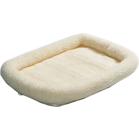Quiet Time Sheepskin Bed 48x30 IN White