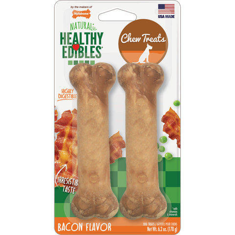 Healthy Edibles Natural Chew wolf-2 PK Bacon