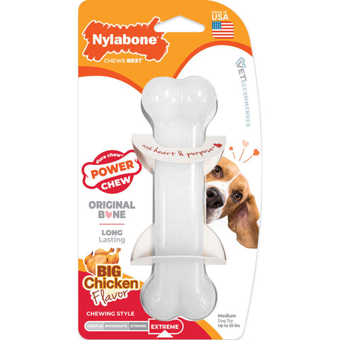 Nylabone Power Chew Bone MD Chicken