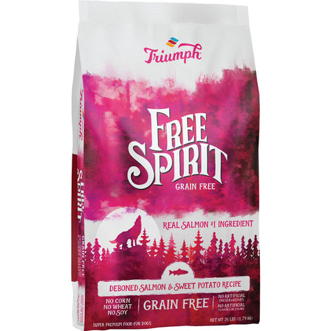 Triumph Grain Free Dog Food 26 LB Salmon/sweet Po