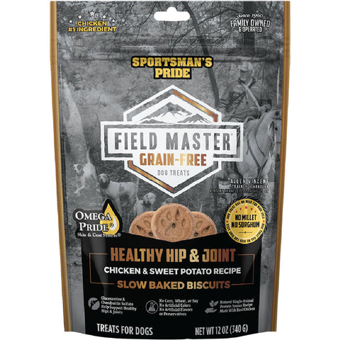Triumph Field Master Healthy Hip & Joint Grain-Free Chicken & Sweet Potato Dog Treats, 12 oz