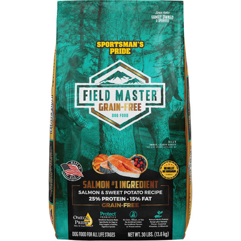 Field Master Grain Free Dog Food 30 LB Salmon/sweet Po