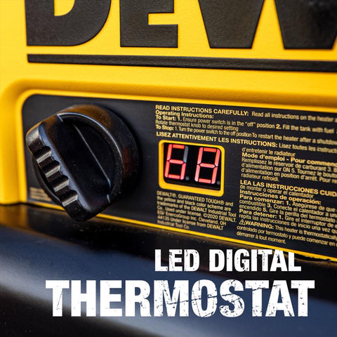 DeWalt Forced Air Kerosene Heater, Black, 135,000 BTU
