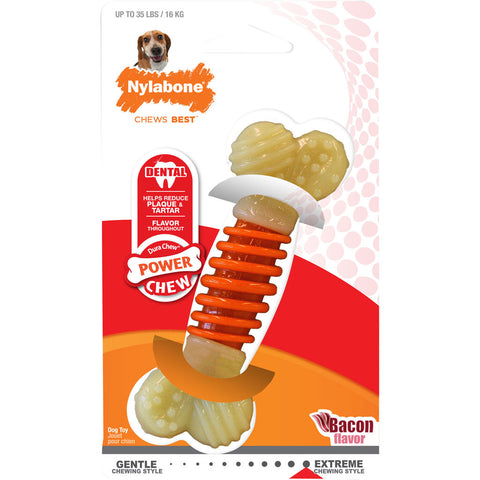 Nylabone Power Chew Pro Action Dental Wolf Bacon